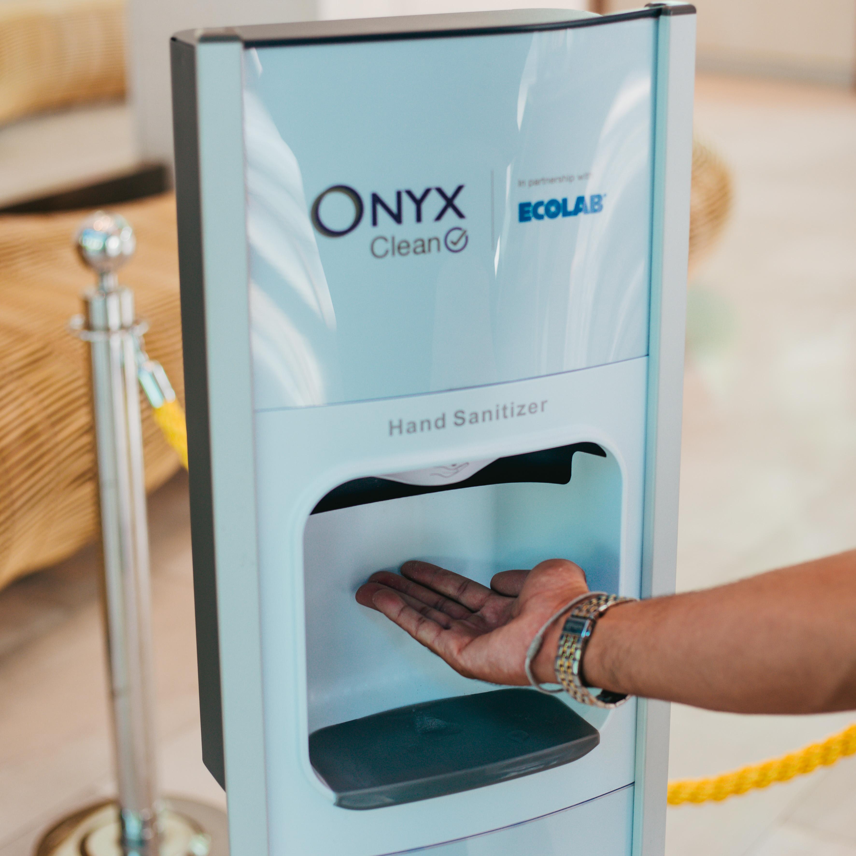 Hotel Amari Pattaya Esterno foto A hand sanitizer dispenser